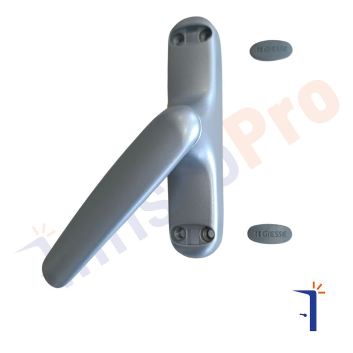 Maniglia cremonese ribassata Giesse Unica 01230 per persiane Colore: ARGENTO