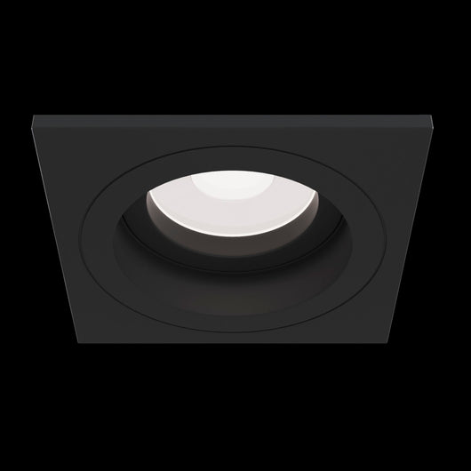 Faretto da incasso Downlight in Alluminio Atom Nero