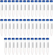 Centrifuga Bocchette 15 ml - Plastica - Chiusura a Viti - Supporto per Tubo Graduato - 40 Pezzi - Blu - Bocchetta per Tubo