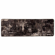 Runner in Moquette | Runner Tappeto MARSA Nero 50 x 250 cm Poliestere e PVC