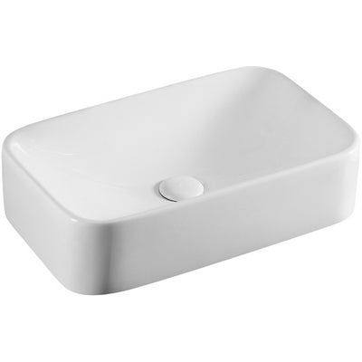 Lavabo appoggio 48.5x28.5 cm LA38 bianco