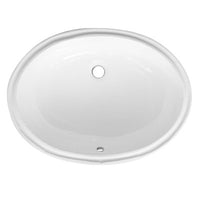 Lavabo sottopiano 57x42 cm bianco LT74