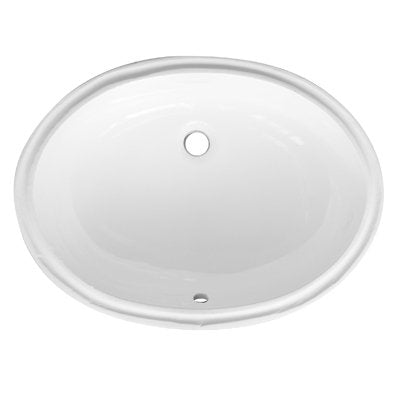Lavabo sottopiano 57x42 cm bianco LT74