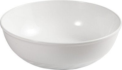 Lavabo d'appoggio slim D40 cm in ceramica Bianco