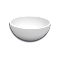 Lavabo d'appoggio d.39.5 cm tondo in resina bianco