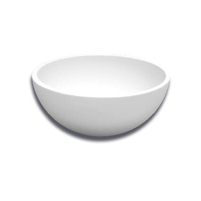 Lavabo d'appoggio d.39.5 cm tondo in resina bianco