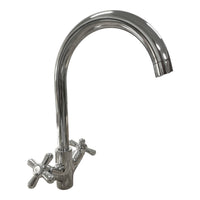 Rubinetto per bagno o cucina maniglie a croce, moderno