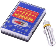 Taglierino per carta e cartone multifunzione con 15 lame in acciaio tungsteno - contenitore per lame - set di lame per taglierino - angoli di taglio 30/45/60 gradi - alta resistenza - contenitore per lame