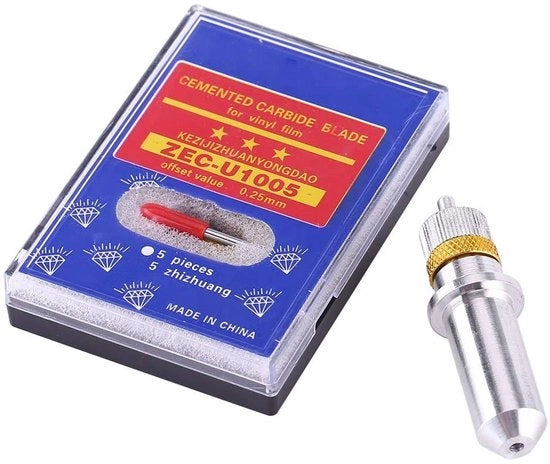 Taglierino per carta e cartone multifunzione con 15 lame in acciaio tungsteno - contenitore per lame - set di lame per taglierino - angoli di taglio 30/45/60 gradi - alta resistenza - contenitore per lame