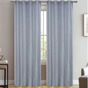Trade Shop - Tenda Velia Cuori Pannello Singolo 8 Borchie Porta Finestra Bastone 140x280 Cm -