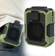 Ventilatore Portatile per la Cucina - 3 Velocità - 16000 giri/min Turbo - Con Lampada LED Portatile - Ideale per Attività all'Aperto
