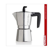 Caffettiera Caffè Espresso Sei Moka in Alluminio 3 Tazze Pedrini