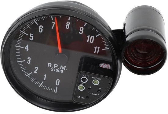 Contachino 5 pollici - LED Interruttore - 7 Colori Display - 11RPM - Adatto per 4/6/8 Cilindri Veicoli - Alta Precisazione - Contachino