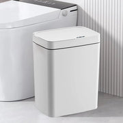Vasca automatica 15 l - Touchless con coperchio - Sottile e impermeabile - Per soggiorno, cucina, ufficio e camera da letto