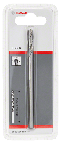 PUNTA DI CENTRAGGIO BOSCH HSS-G PER ADATTATORI FRESE STANDARD 102mm - 2608596119