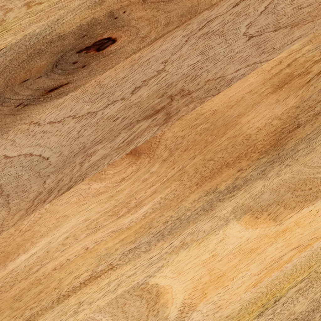 Piano Tavolo 80x40x3,8 cm Ovale in Legno Massello di Mango 370132