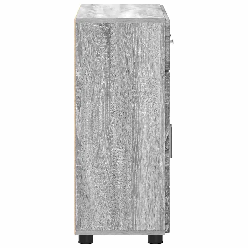 Credenza con porta FLORIN Grigio Sonoma 88,5 x 30,5 x 73 cm
