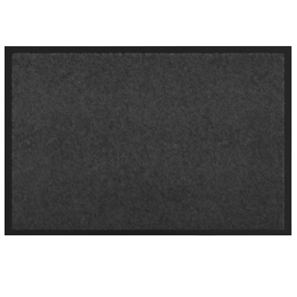 Tappetino Antracite 60 x 40 x 1.2 cm Tessuto Teddy 42013434