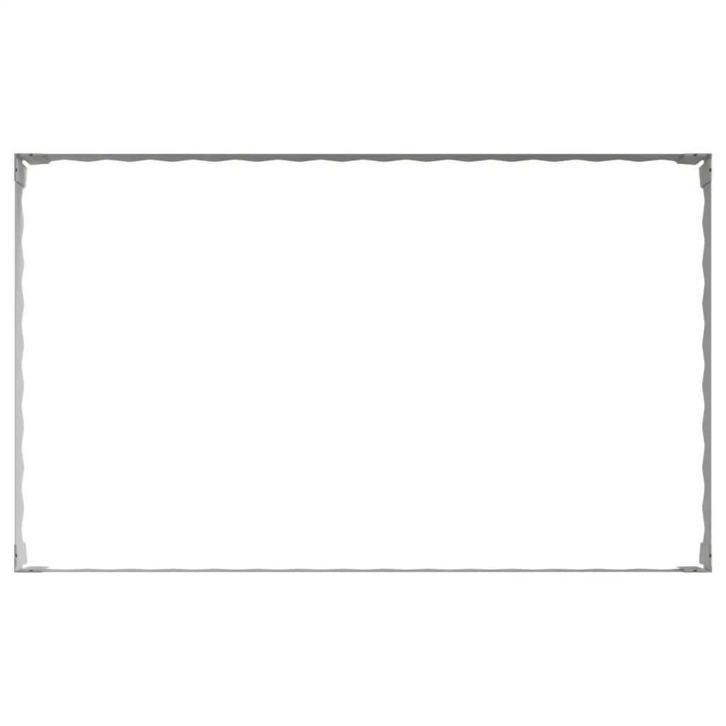 Bordura per Prato 100 x 60 x 20 cm Acciaio Argento 8008939