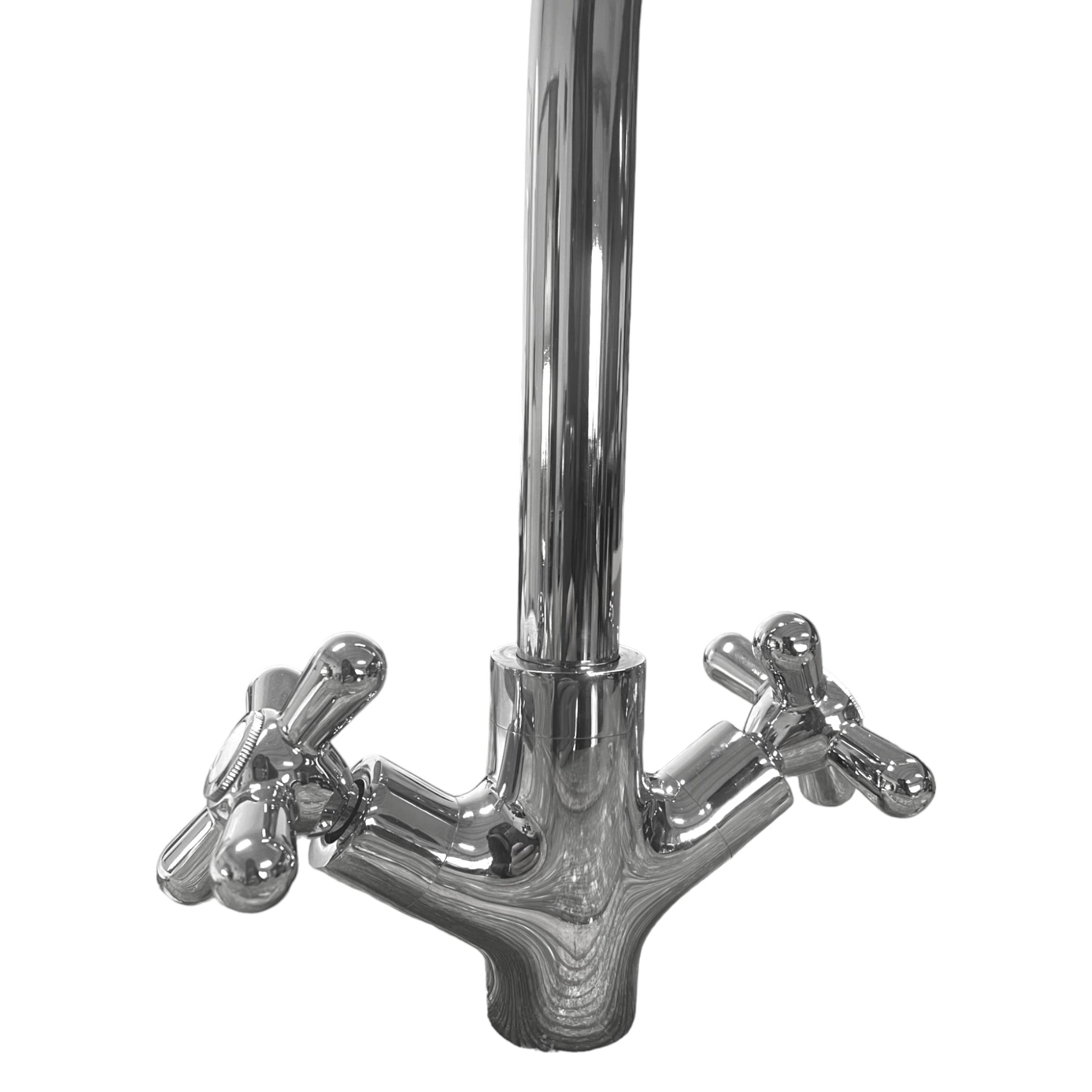 Rubinetto per bagno o cucina maniglie a croce, moderno