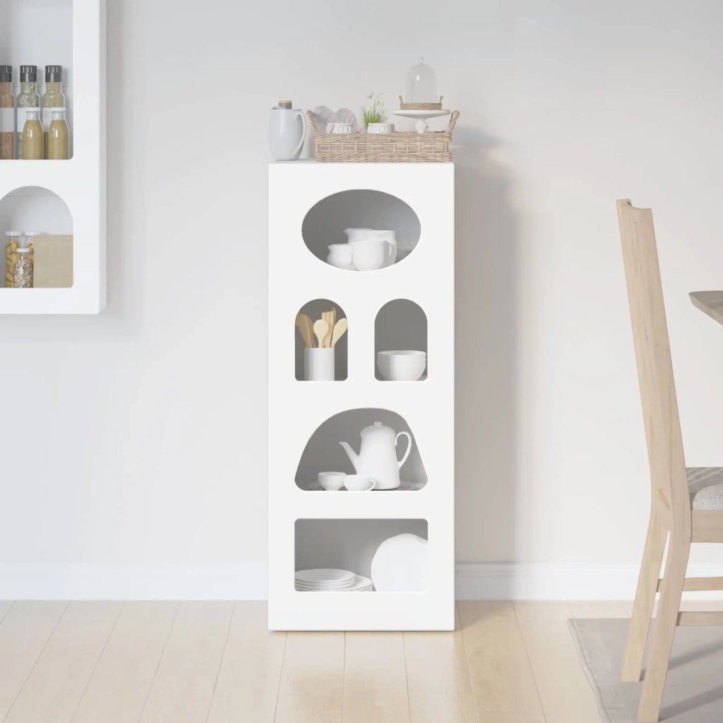 Credenza Bianco 40 x 35 x 100,5 cm Legno multistrato 891294