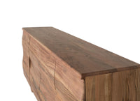 Credenza realizzata a mano in legno di acacia 170 cm