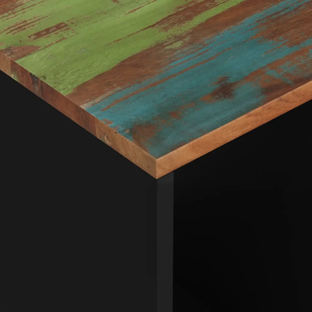 Tavolino 40x31x46 cm Legno Massello Recupero e Multistrato cod mxl 30294