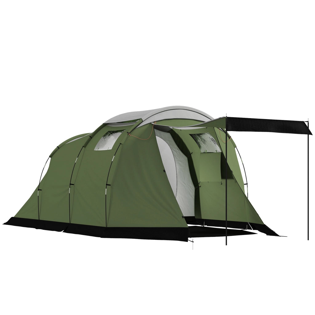 Tenda da campeggio familiare 3-4 persone ¨C zephmum ¨C Verde 3000mm impermeabile