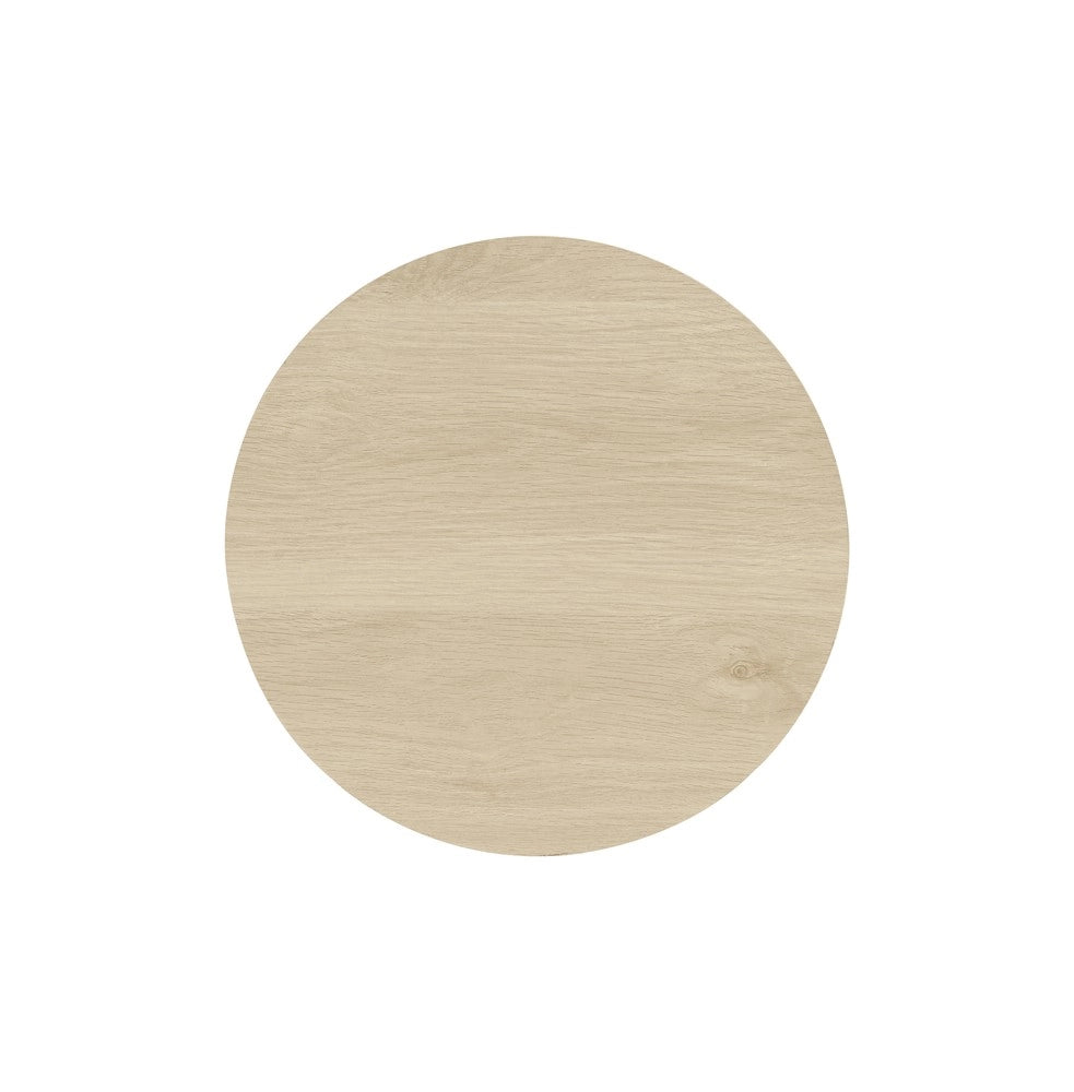 Set 2 Tavolini da Caff¨¨ Rotondi ¨C Xylo ¨C Legno Naturale, Soggiorno