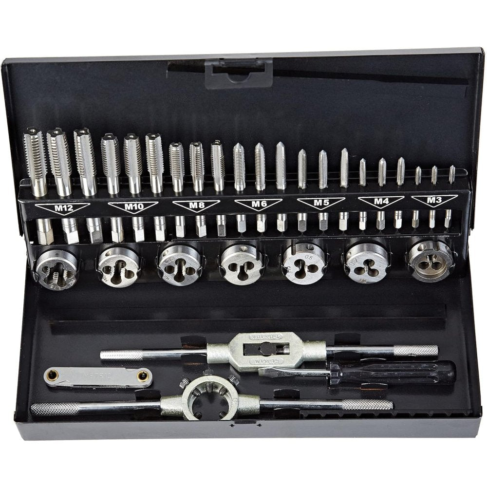 Topex 14a426 filetti e filettatr trici, m3-m12, 32 pezzi assortit