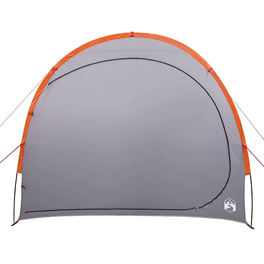Tenda Portaoggetti-Tenda deposito da esterno Grigio e Arancione Impermeabile 451228