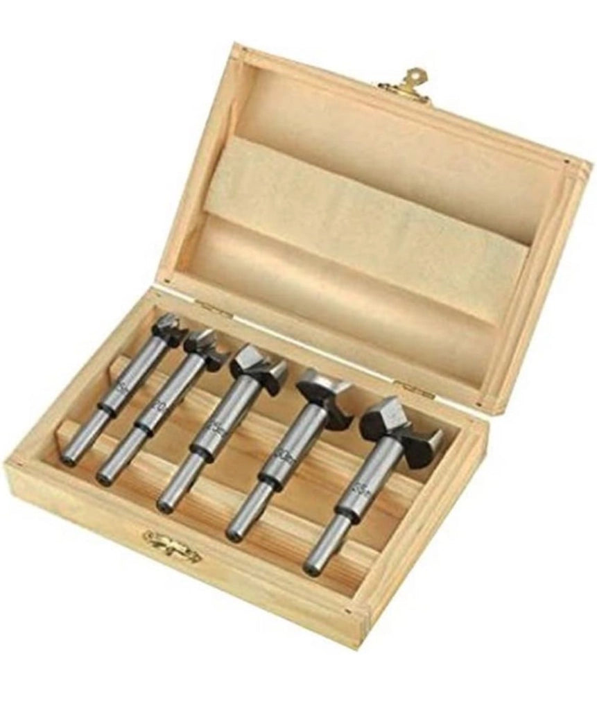 Set 5 Frese Legno Per Scanalare Rifilare Scanalature Fresatrice Gambo Da 6 a 8 -80257