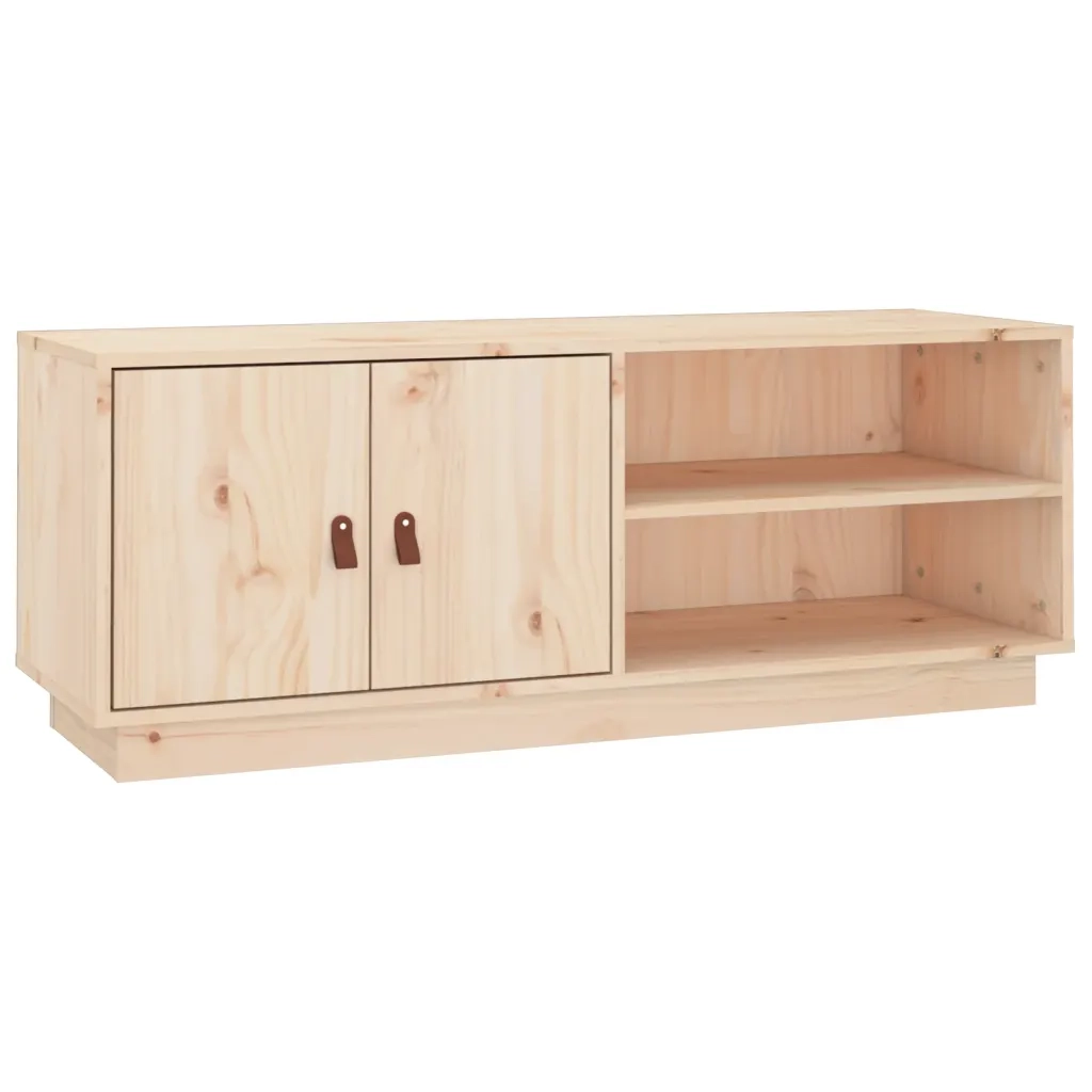 Mobile Porta TV 105x34x40 cm in Legno Massello di Pino 818220