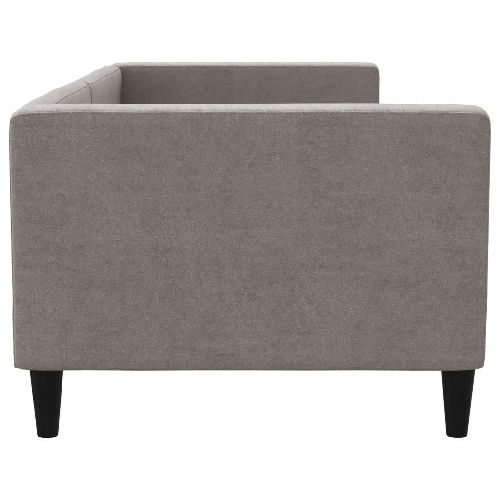 Letto da Giorno Tortora 80x200 cm in Tessuto