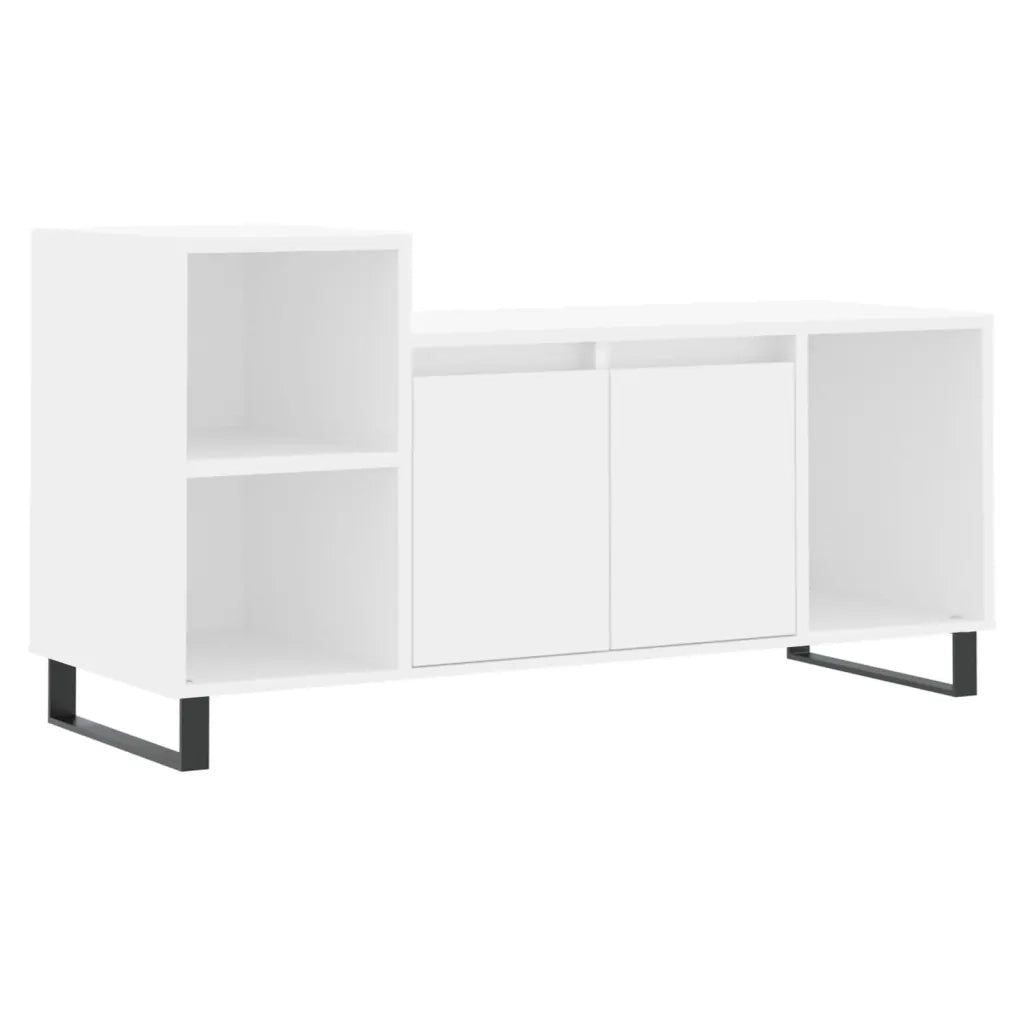 Mobile Porta TV Bianco 100x35x55 cm in Legno Multistratocod mxl 78544