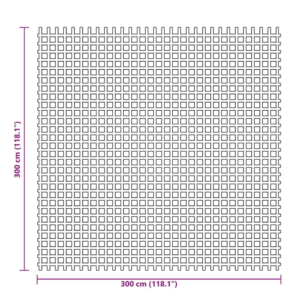 Tappeto da Tenda Blu 3x3 m