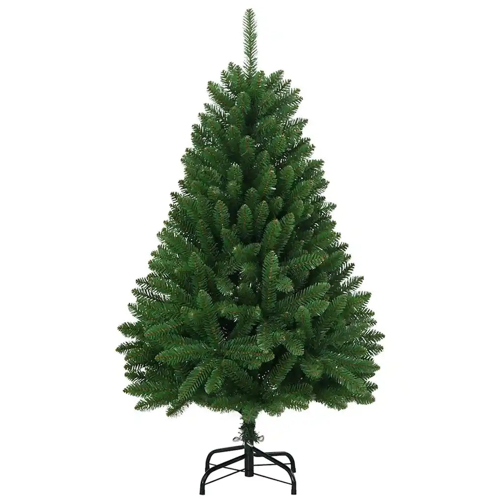 Albero di Natale Artificiale-Albero Natalizio Verde 120 cm PVC e Metallo 213041
