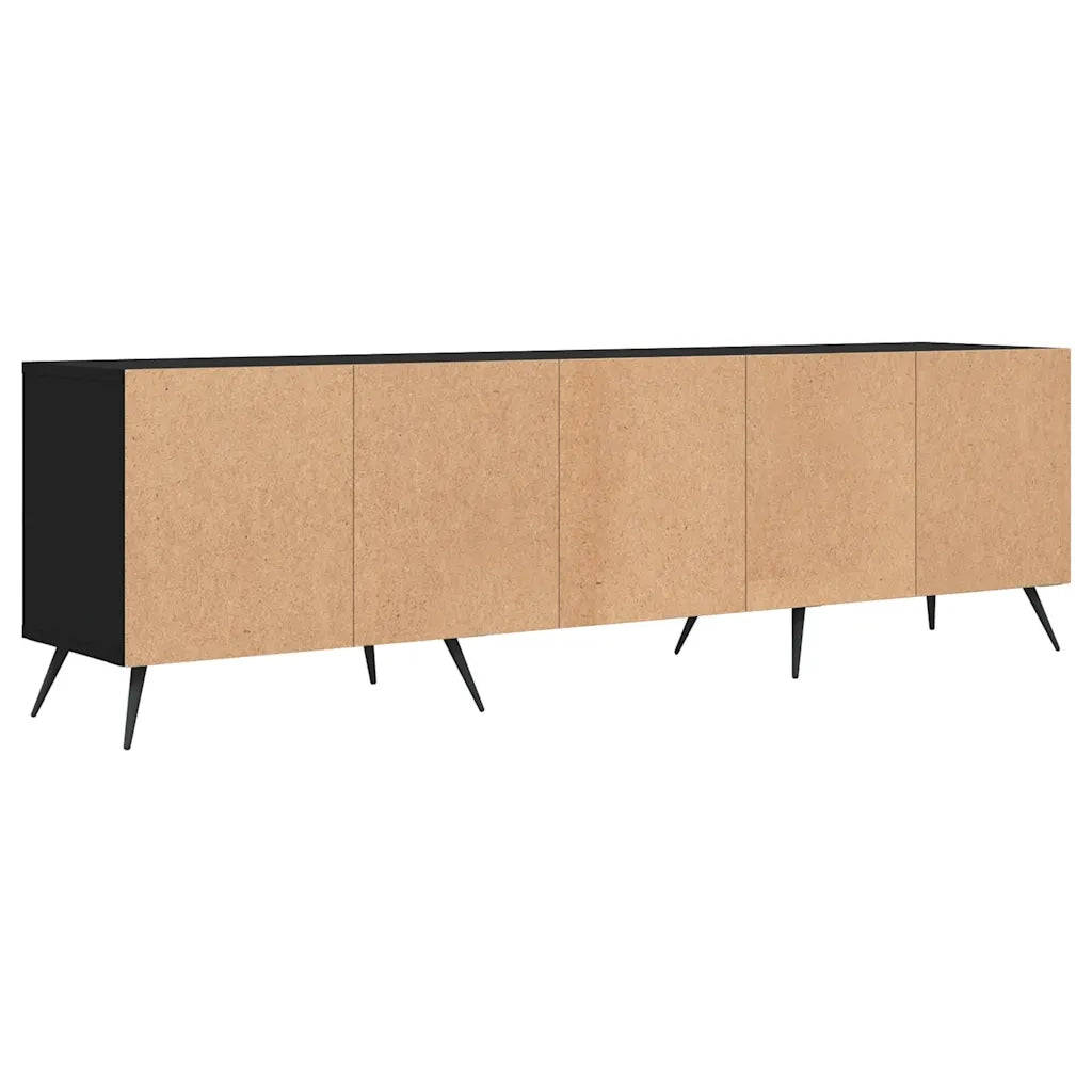 Mobile Porta TV Nero 150x30x44,5 cm in Legno Multistrato 831253