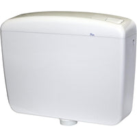 Cassetta wc plus 2 bianca doppio scarico, con rubinetto cr1031s2