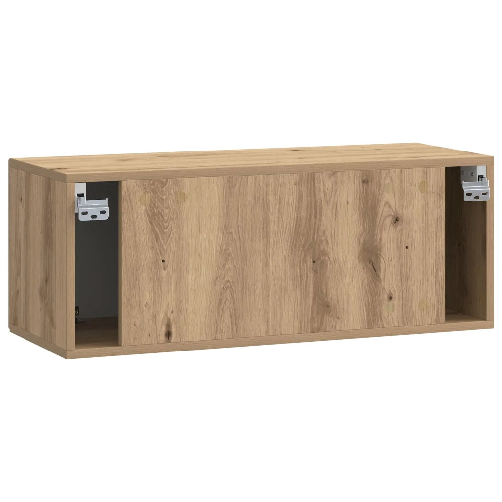 Mobile Porta TV da Muro Rovere Artigianale 78,5 x 31 x 30 cm