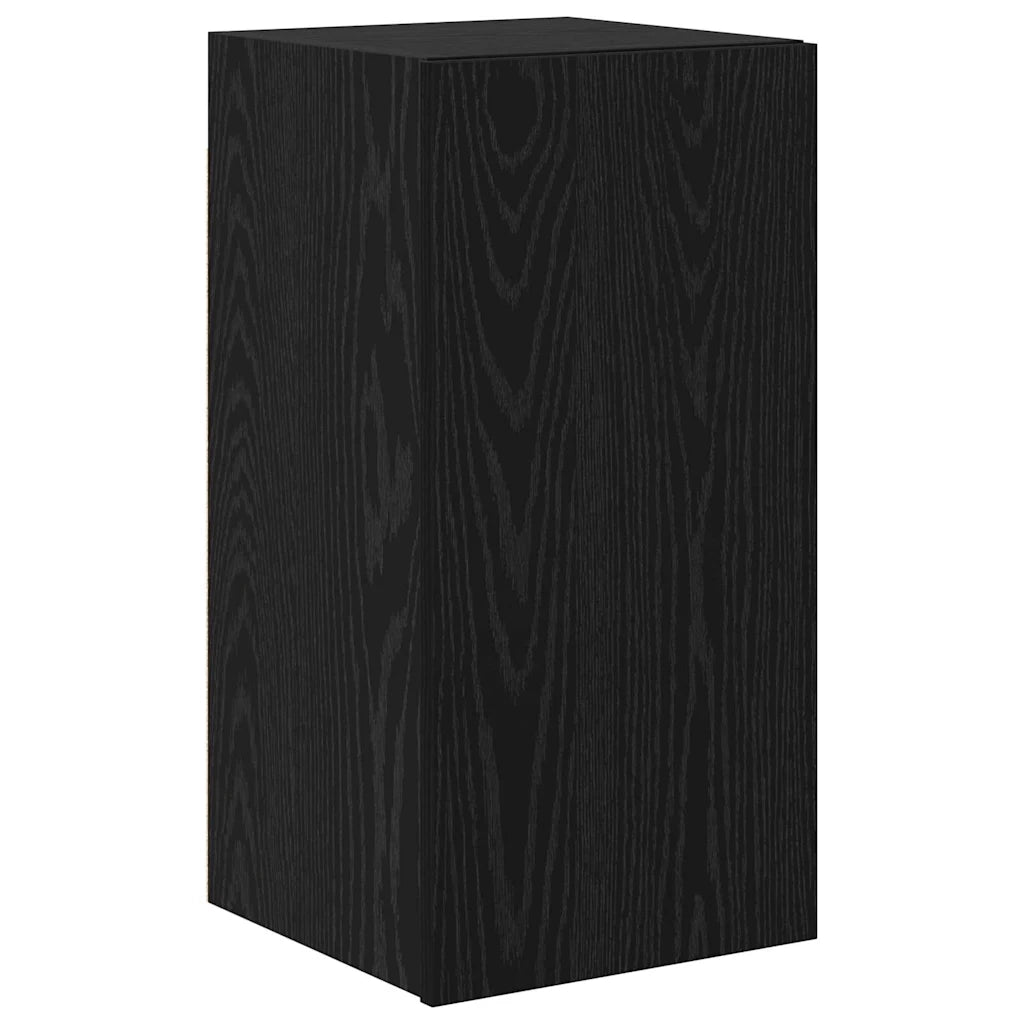 vidaXL Set mobile TV 4 pcs Rovere nero 80 x 30 x 30 cm