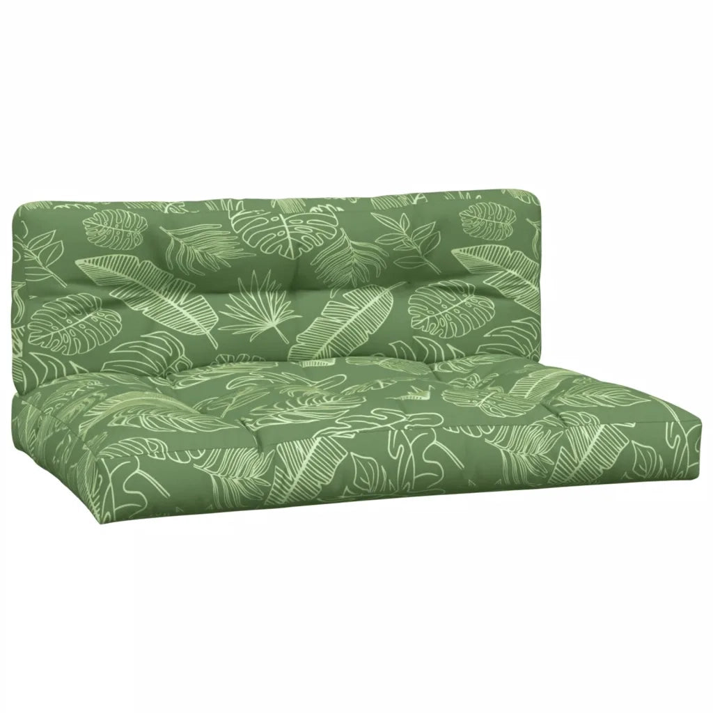 Cuscini per Pallet 2 pz Motivo a Foglie Tessutocod mxl 71605