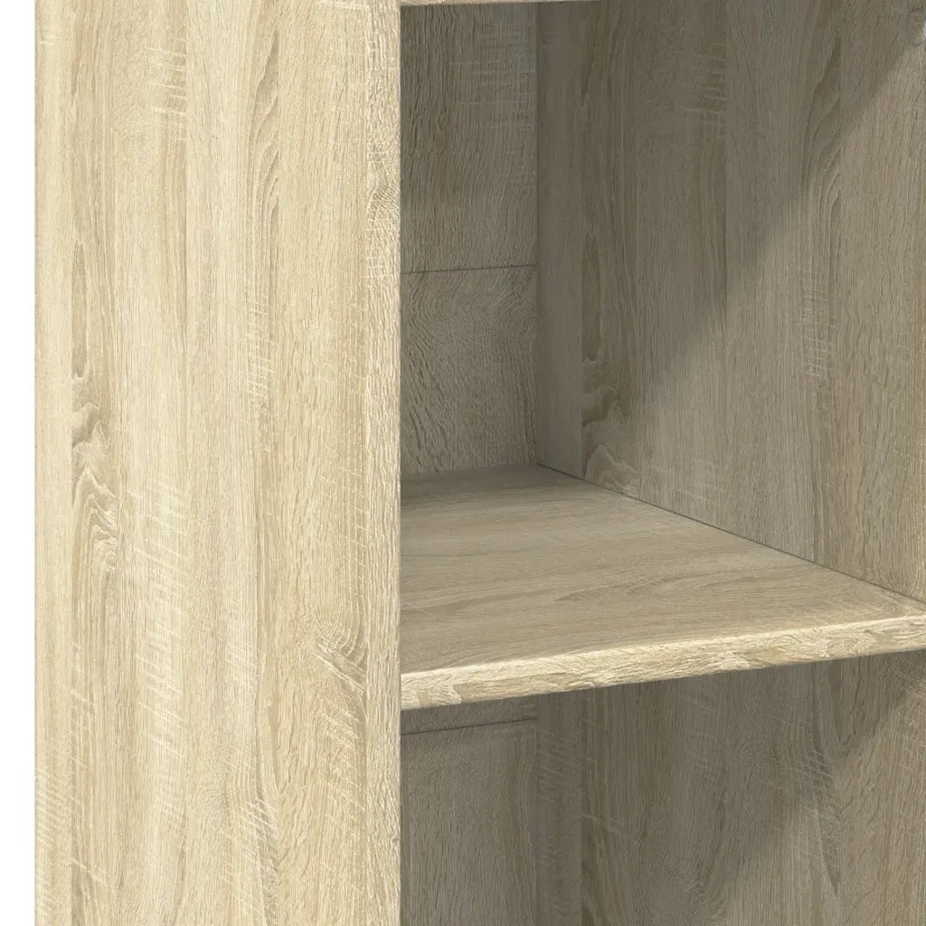 vidaXL Credenza Rovere Sonoma 30x41x124cm in Legno Multistrato
