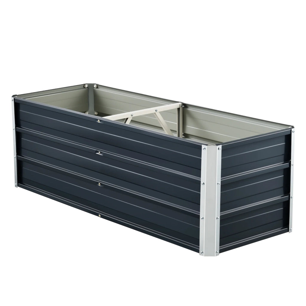 Fioriera con barra divisoria 125 x 47 x 40 cm antracite 03_0007186