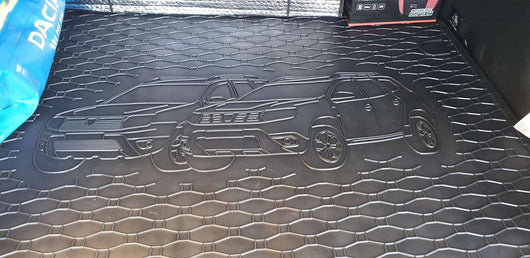 43B-805024 - Tappeto gomma baule - Dacia Duster I 2WD dal 2010-2018, Duster II 2WD dal 2018- NO GPL, (solo per modelli 2