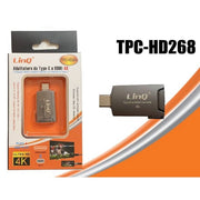 Trade Shop - Adattatore Da Type-c Connettore Maschio A Hdmi 4k Femmina Ultra Hd Pc Tpc-hd268 -