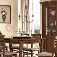 BAJA Lampadario Candelabro Ferro a 3 Luci Classico Marrone Oro