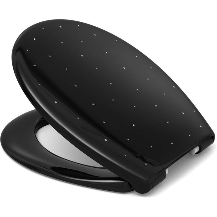 Cedo, sedile copri-wc bondi diamond in duroplast, con chiusura a