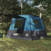 Tenda Party Blu 10 persone Poliestere 185T con rivestimento PU
