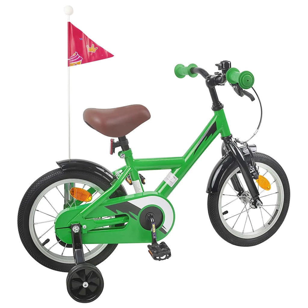 Bicicletta per Bambini 16 Pollici per bambini di 4-6 anni Verde 42009644